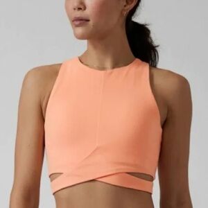 Athleta Conscious Cut Out Crop Sports Bra Medium